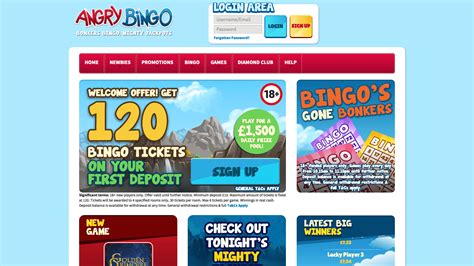 Angry bingo casino aplicação